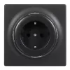 Elektriskā kontaktligzda, tips F, Fibaro FGWOF-011-8, 1 ligzda, 110–230 V, 50/60 Hz, melna