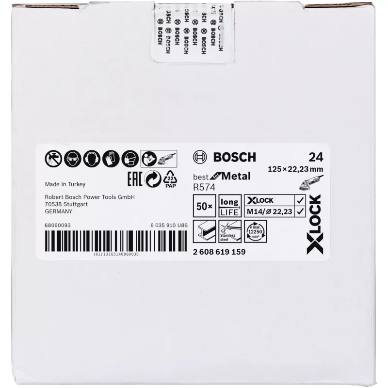 Bosch 2 608 619 159 leņķa slīpmašīnas piederums Slīpēšanas disks