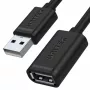 USB kabelis UNITEK Y-C447GBK 0,5 m USB 2.0 melns