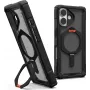 UAG Urban Armor Gear Plasma XTE MagSafe Kickstand Case | Apple iPhone 17 | melns/pop oranžs | 114526114097 (114526114097)
