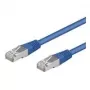 Wentronic Goobay CAT 5e komutācijas kabelis, SF/UTP, zils, 0,25 m - CCA vara maisījums (95203)