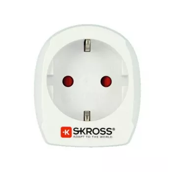 SKROSS Europe to USA - Netzanschlussadapter-Kit - Eurostecker, CEI 23-16/VII / CEE 7/3 (SCHUKO)