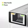USB-A/-C uz 2,5G Ethernet adapteris, pelēks