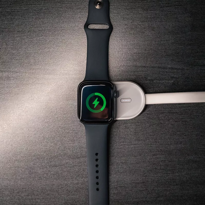 Bezvadu ārējais akumulators-lādētājs Tellur TLL151441 1200 mAh Apple Watch — pārnēsājams bezvadu lādētājs