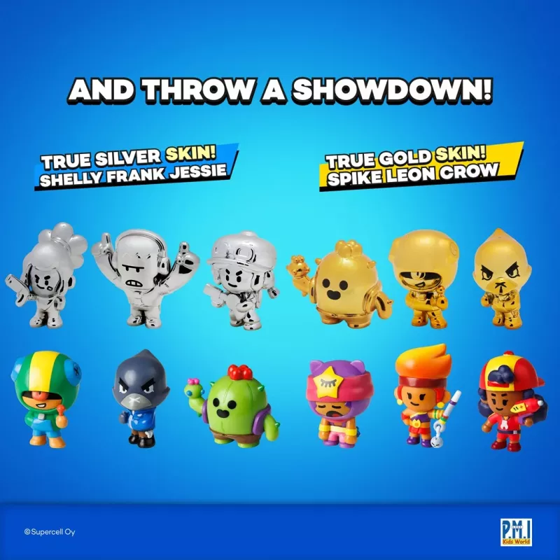 Brawl Stars S1 Figūras - 8 Gab. Deluxe Kastīte VER.B