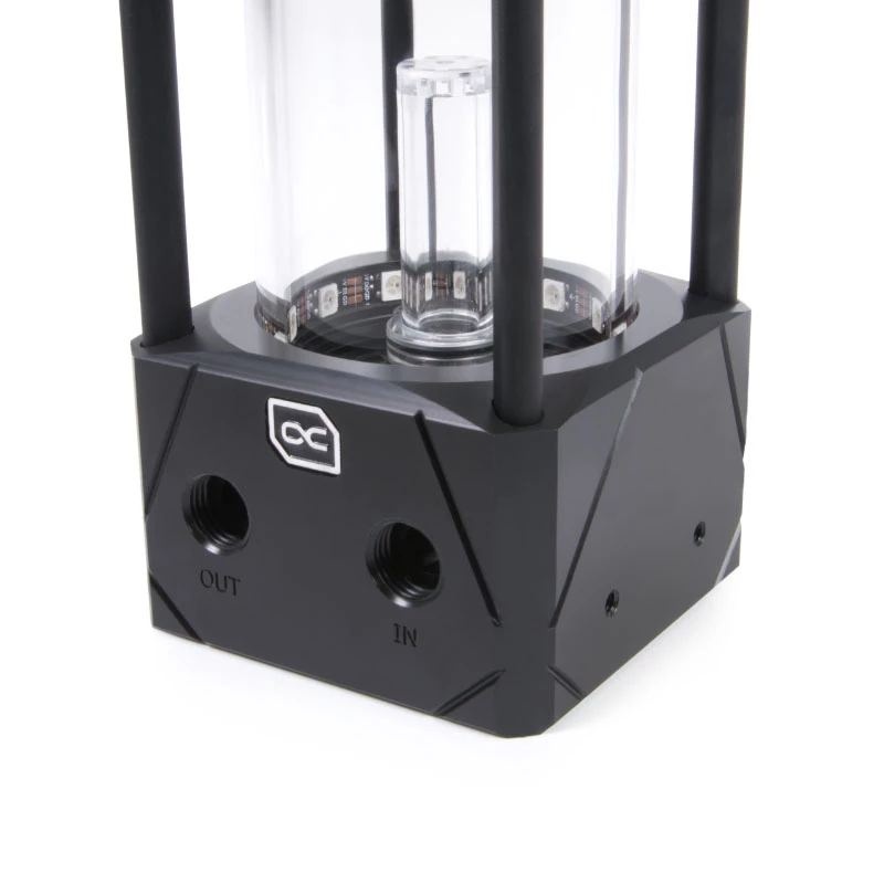 Ūdens bloks Alphacool 13327 Acetal Aluminium Melns Transparent 5V RGB