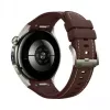 Viedpulkstenis HUAWEI WATCH 5 Classic 46 mm, 1,38 collu AMOLED 466×466, skārienekrāns, GPS, sudraba korpuss, brūna siksniņa