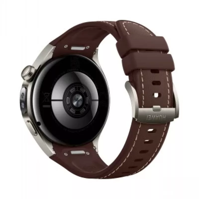 Viedpulkstenis HUAWEI WATCH 5 Classic 46 mm, 1,38 collu AMOLED 466×466, skārienekrāns, GPS, sudraba korpuss, brūna siksniņa