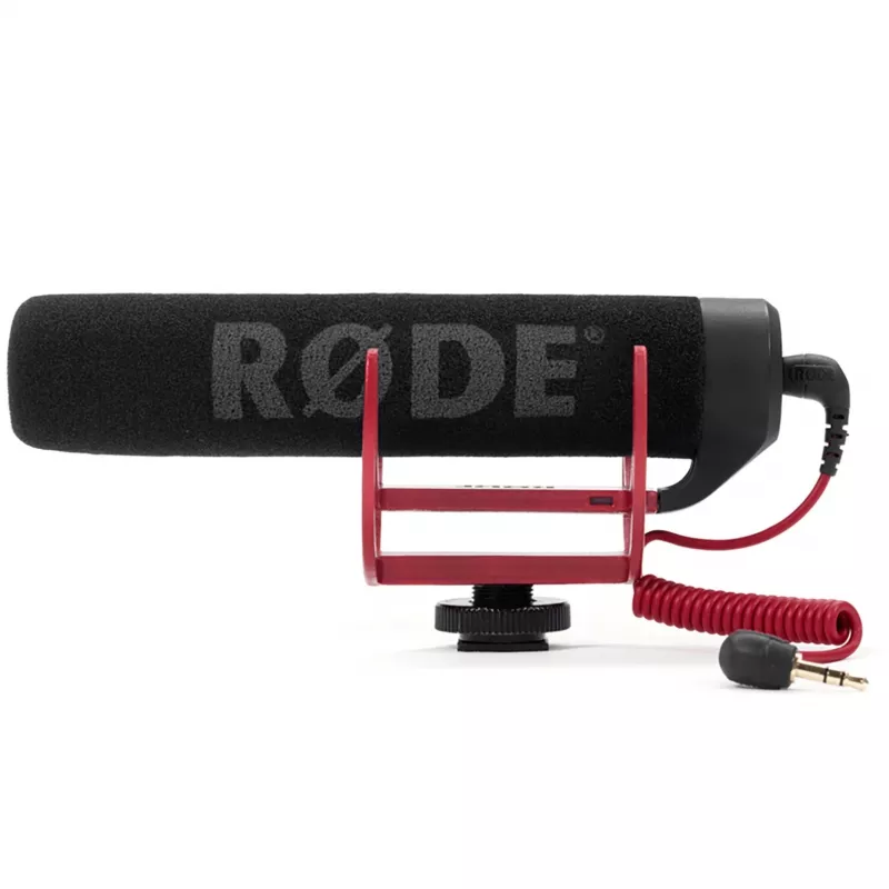 VideoMic GO, mikrofons melns/sarkans