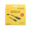 Video kabeļa adapteris DeLOCK 85291 USB Type-C HDMI 2 m Melns
