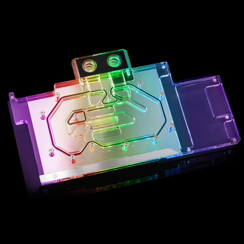 Bitspower International Bitspower BP-VG3080AST - Caurspīdīgs - ūdens bloks - šķidrums - akrils - varš - niķelis - ASUS ROG Strix GeForce RTX 3080 - 153 mm