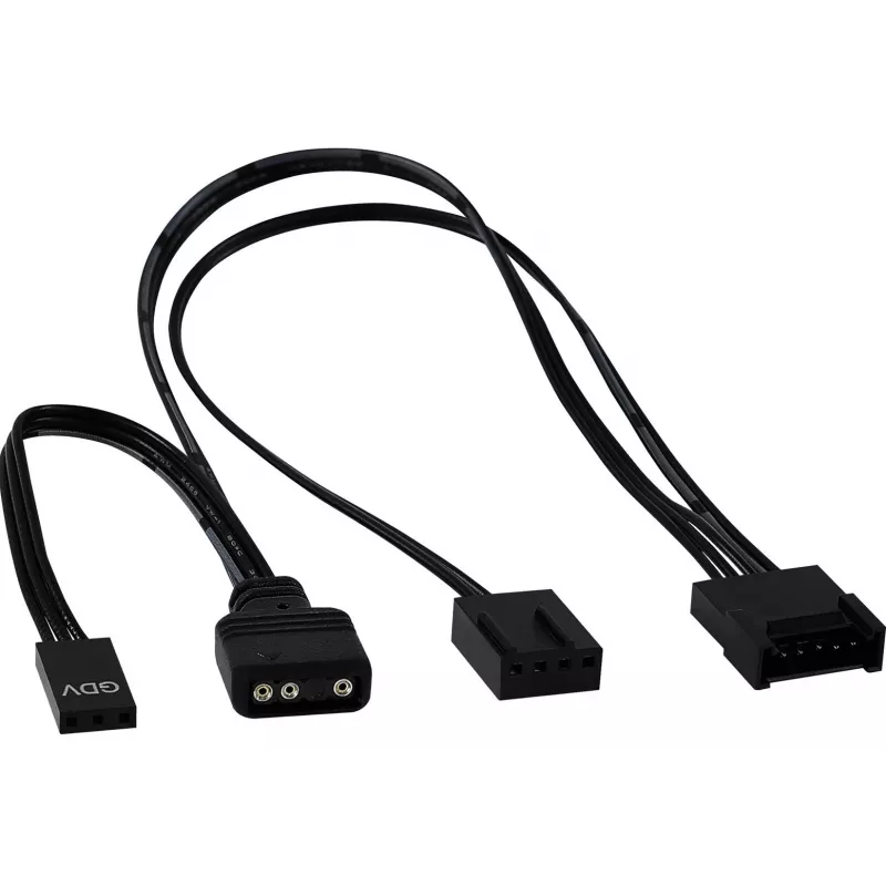AEROCOOL 120 mm korpusa ventilators Saturn 12F ARGB, 120x25 mm, 12 V, PWM, 1000 RPM, 35,8 CFM, 19,6 dB