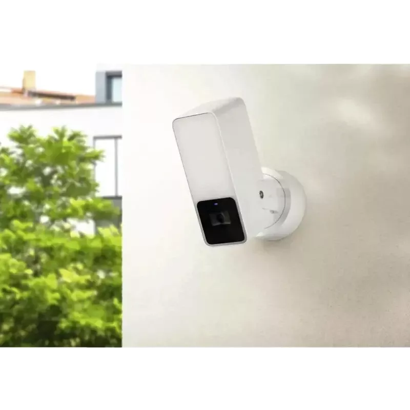 Āra IP kamera Eve Systems GmbH Eve Outdoor Cam ar kustības sensoru, balta