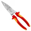 Kabeļu noņemšanas knaibles Knipex 13 76 200 ME 6 mm noņemšanas jauda Sarkans Nerūsējošais tērauds Dzeltens