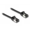 Tīkla kabelis DeLOCK RJ45 kabelis spraudnis uz spraudni Cat.8.1 2 m melns