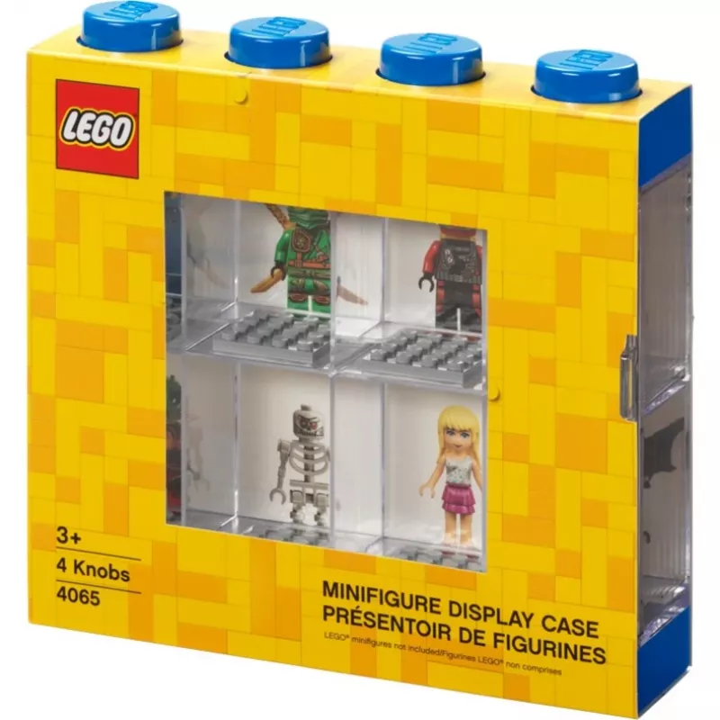 Room Copenhagen LEGO minifigūru vitrīna Zila (zila/caurspīdīga)