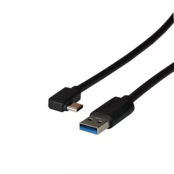 EFB-Elektronik USB 3.2 Gen1 5Gbit 3A kabelis, Type-A, Spraudnis - Type-C spraudnis 90°, 3m Ražotājs: EFB Elektronik (EBUSBC-USBC5GAK.3)