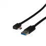 EFB-Elektronik USB 3.2 Gen1 5Gbit 3A kabelis, Type-A, Spraudnis - Type-C spraudnis 90°, 3m Ražotājs: EFB Elektronik (EBUSBC-USBC5GAK.3)