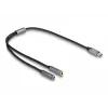 USB Type-C DAC adapteris DeLOCK 66616 24 bitu 96 kHz 2 x 3,5 mm