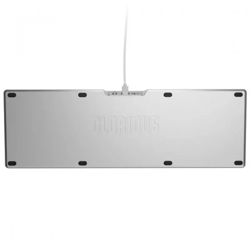Mehāniskā tastatūra GLORIOUS GMMK 3 Pro 100% salikta ANSI US izkārtojums, Fox slēdži, sudraba