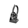 Poly Savi 7320 Stereo Microsoft Teams sertificēta DECT 1880-1900 MHz Top EMEA - INTL angļu valodā ar Eiropas kontaktdakšu
