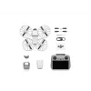 Drons DJI Flip 4 ar 48 MP kameru, 4K (3840x2160), 3110 mAh bateriju, 16 m/s, 14 000 m diapazonu, 4 rotoriem, 0,249 kg, melns/baltss