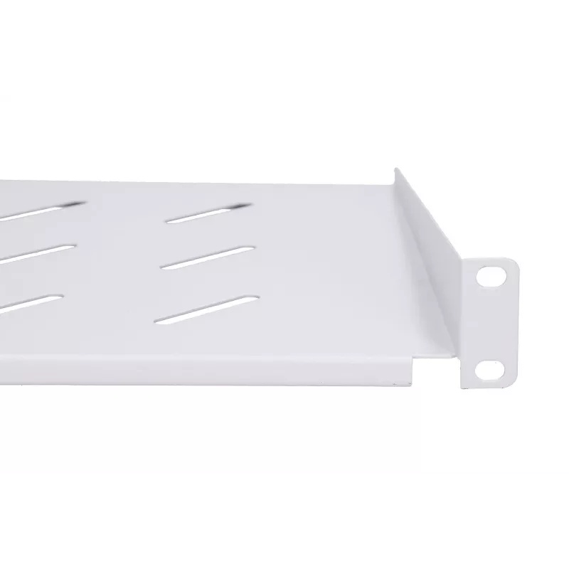 Plaukts statīvam Extralink Extralink Shelf 1U 250mm pelēka 19 inch