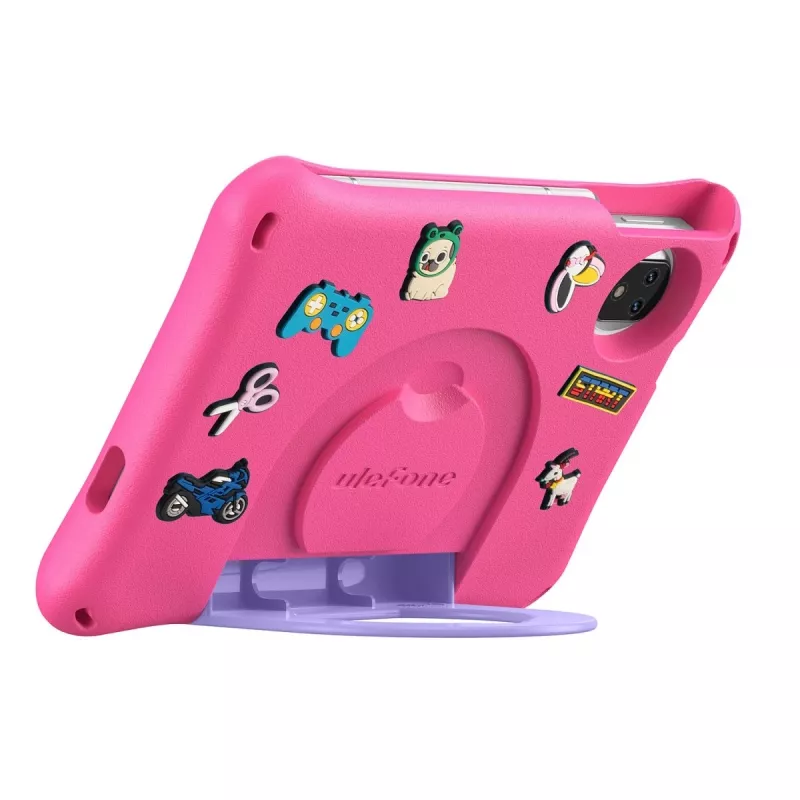 Planšetdators UleFone Tab A9 Pro Kids — 4GB RAM, 128GB krātuve, LTE, rozā