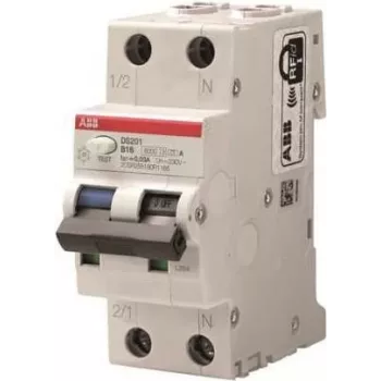 ABB DS201 B25A30 - RCBO slēdzis, raksturlīkne B, tips A, 25 30 mA - miniatūrais jaudas slēdzis (2CSR255180R1255)