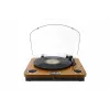 Siksnas piedziņas audio plašu atskaņotājs AKAI ATT-11BT — brūns, 33/45/78 RPM, 0.8 W RMS