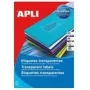 Caurspīdīgas laikapstākļu izturīgas uzlīmes agipa 119027 63.5 x 38.1 mm (rullī)