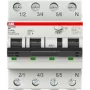 ABB RCBO slēdzis DS203NCA-C32/03P+N DS203NC C32 A30 - Miniatūrs jaudas slēdzis - 55°C-55°C (2CSR256140R1324)