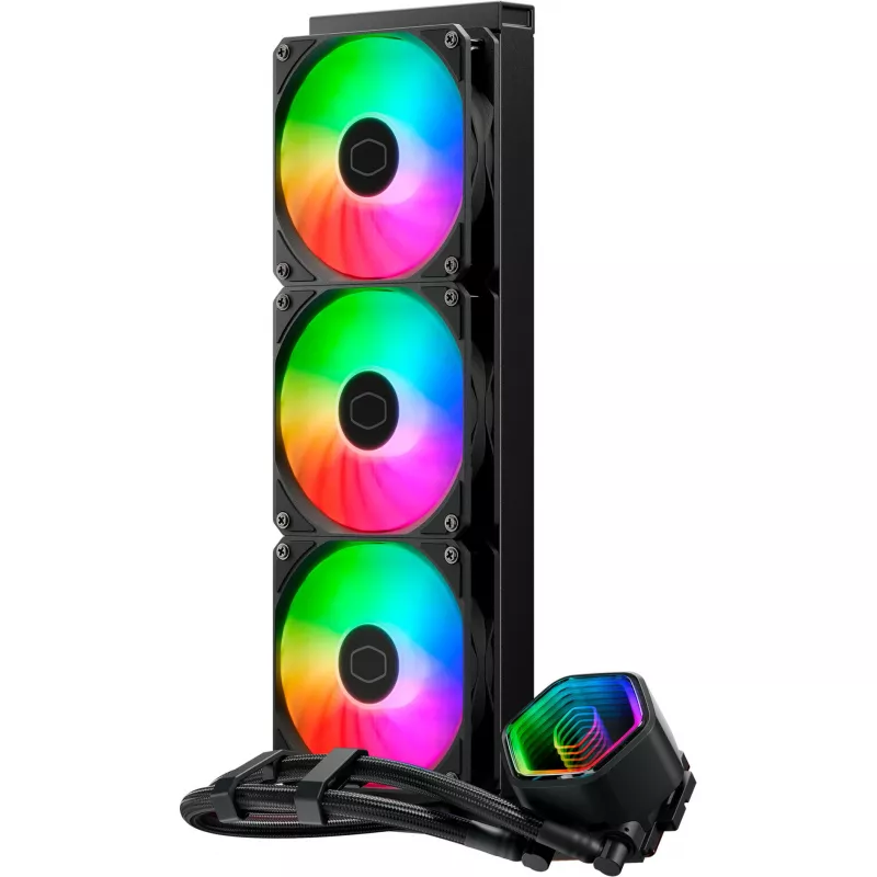 Šķidruma dzesēšanas komplekts Cooler Master MasterLiquid 360 Core II 12 cm Melns