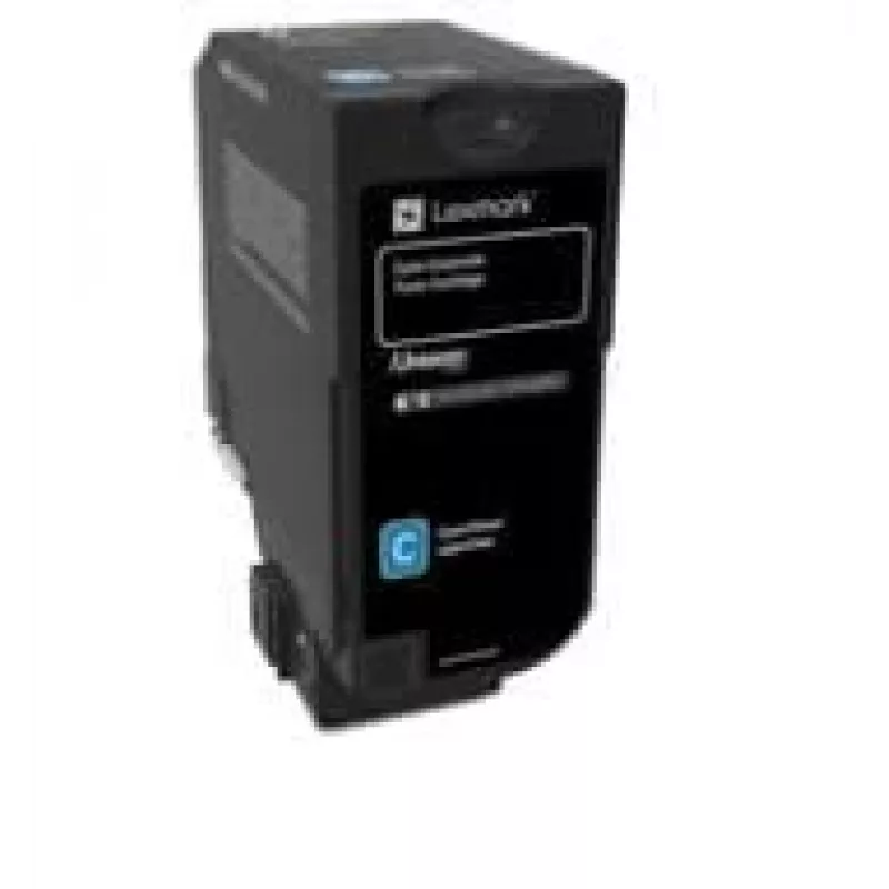 tonera kasete Lexmark 74C20CE 2500 lapas ciāna