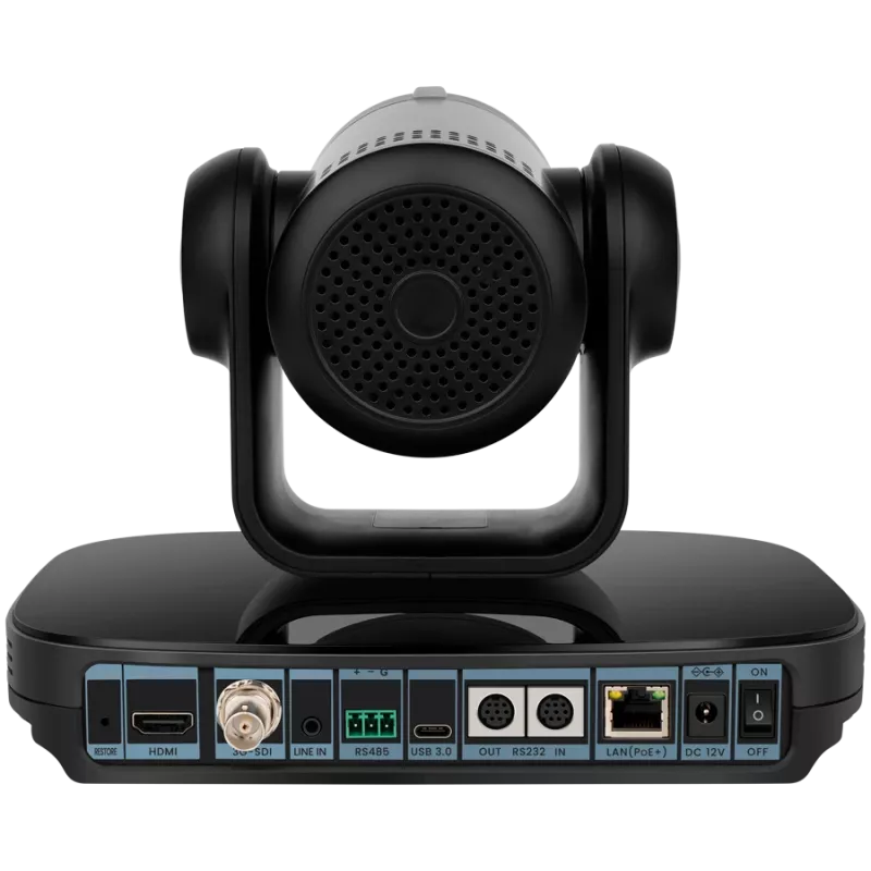 Prestigio video conferencing 4K PTZ camera Alpha — 4K UHD, 8.4MP, PTZ, AI, PoE, HDMI 2.0/USB 3.0/RJ45/3G-SDI (nav mikrofona)