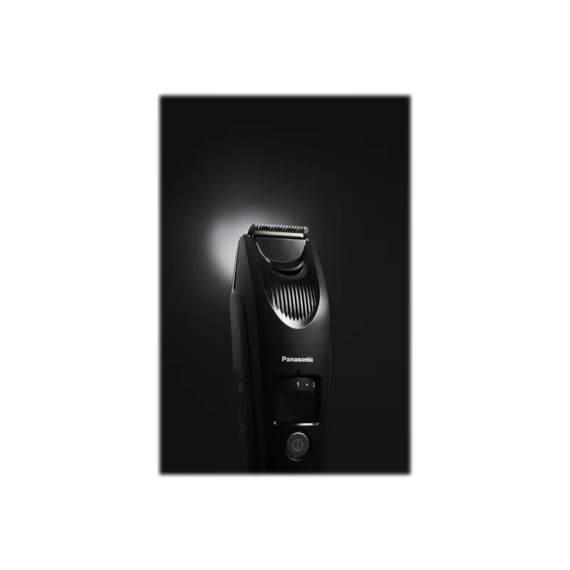 Bārdas trimmeris Panasonic ER-SB40-K803 — 0,5–10 mm, 19 soļi, litija jonu, bezvadu/maiņstrāvas, melns