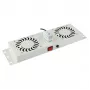 Plaukta piederums Lanview RAF115WH 2 ventilatori Balts tērauds