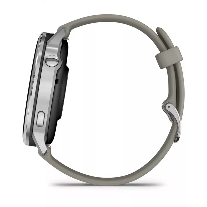 Viedpulkstenis Garmin Venu 4 1.4 collu AMOLED GPS Wi-Fi 45mm Sudraba
