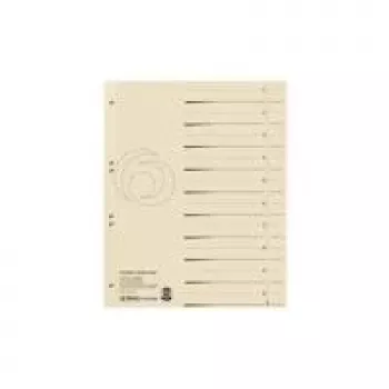 Sadalītāju mape Herlitz 10840205 bēša kartons A4