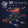 3D puzzle Ravensburger Dodge Challenger R/T Scat Pack Widebody – Iconics sērija, modeļa kopija