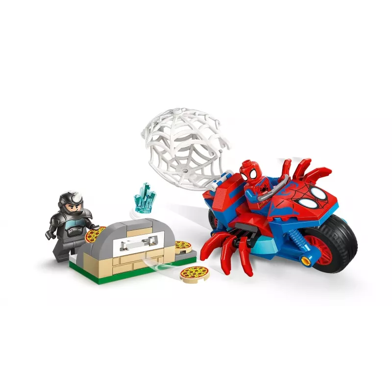 LEGO MARVEL 11206 Zirnekļcilvēks uz motocikla pret Degunradzi