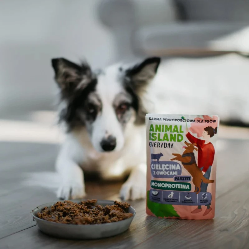 ANIMAL ISLAND Everyday Monoproteīna teļa gaļa - mitrā suņu barība - 300g