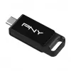 PNY Elite, 64 GB, USB Type-C, 3.2 Gen 1 (3.1 Gen 1), 120 MB/s, Dia, Melns