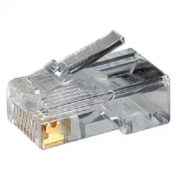 RJ-45 vadu savienotājs LOGILINK MP0002, CAT5e, caurspīdīgs, 100 gab. iepakojumā