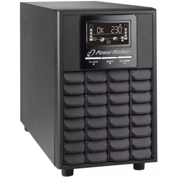 PowerWalker VFI 1500 CG PF1 dubultās pārveidošanas (tiešsaistes) 1,5 kVA 1500 W 4 maiņstrāvas kontaktligzdas