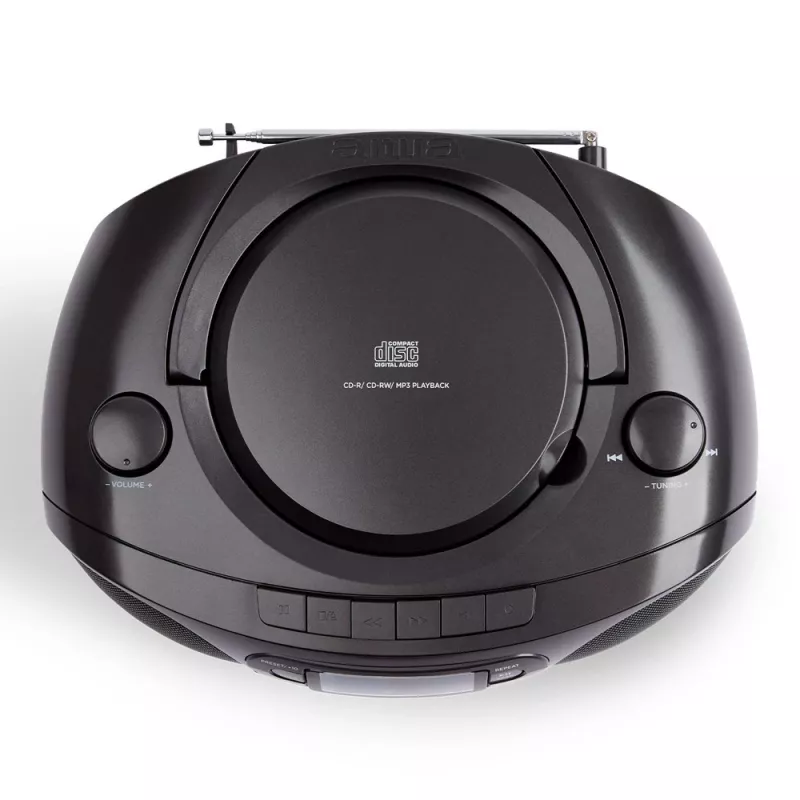 Portable stereo system Aiwa BBTC-550BK Digital 6 W FM PLL Melns
