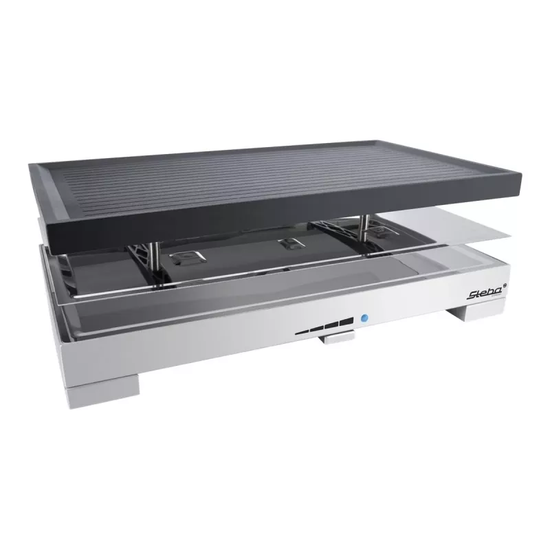 Steba RC 68 - Raclettegrills - 1,2 kW - Melns/nerūsējošais tērauds