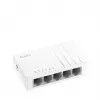 Tīkla slēdzis Cudy GS105U — Nevadāms 5 portu Gigabit Ethernet (10/100/1000), balts, 5 V