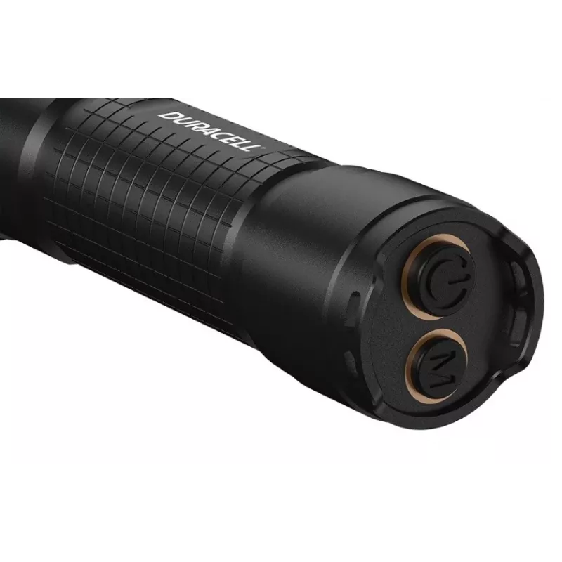 Lukturis Duracell DF2500R — melns, rokas uzlādējams lukturītis
