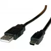 ROLINE USB 2.0 kabelis, Type A - 5 kontaktu Mini, 1,8 m (11.02.8719)
